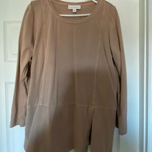 J. Jill Tan Long Sleeve Tunic